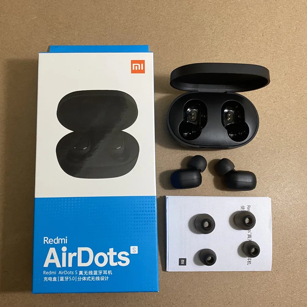 10 Pieces/Lot Xiaomi Redmi AirDots 2 Noise Reduction with Mic AI Control Redmi AirDots S Air DotsTrue Wireless Headset Wholesale wireless headphones with mic