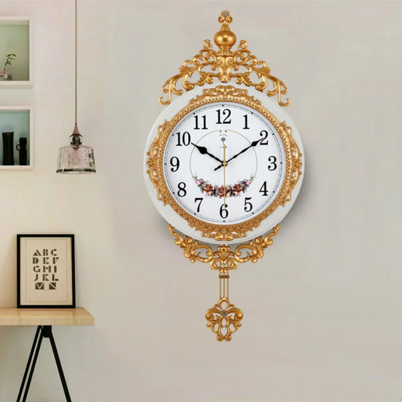 

Polaris European-style clocks and clocks creative wall clock swing simple wall clock mute living room clock home clock LB32805