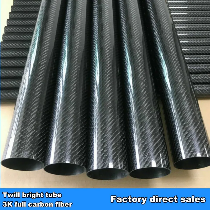 100% Volledige buis 25mmx23mmx1000mm, vezel van de koolstofvezel van de 100% Volledige buis 25mmx23mmx1000mm, vezel van de koolstofvezel van de