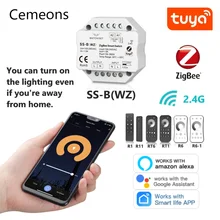 

Dimmer LED 220V 230V 110V Triac Wireless Wifi RF Dimmable Push Switch with 2.4G Remote Dimmer Switch for LED Lamp Bulb S1-B(WZ)