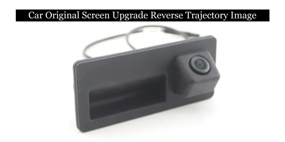 Liislee Car For Volkswagen Touareg 2014~2016 Original Screen Upgrade Reverse Dynamic Trajectory Image Rear Camera Trunk Handle 10