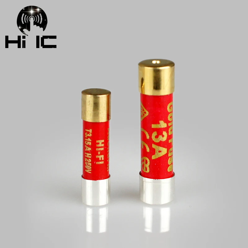 Fidelidade Único Cristal Prata Nano Fusível cd Amplificador de Áudio Tubo Amp Fusível 0.510a 5*20 mm Componente Eletrônico Tubo de Áudio Peças de Alta