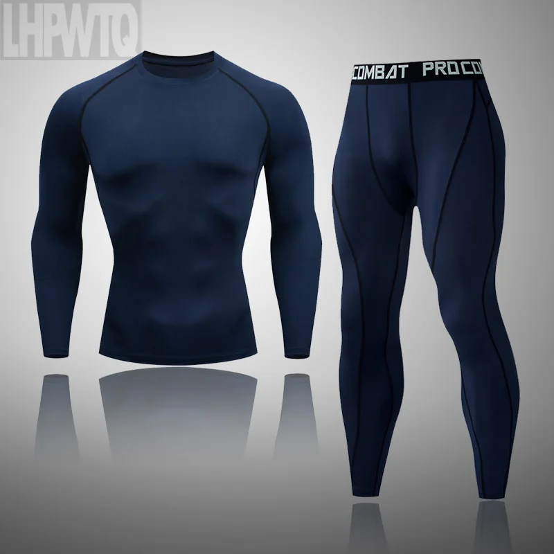Winter Thermal Underwear Sets 2020 New Men Fleece Long Johns Comfortable Warm Thermo Breathable Tights | Мужская одежда