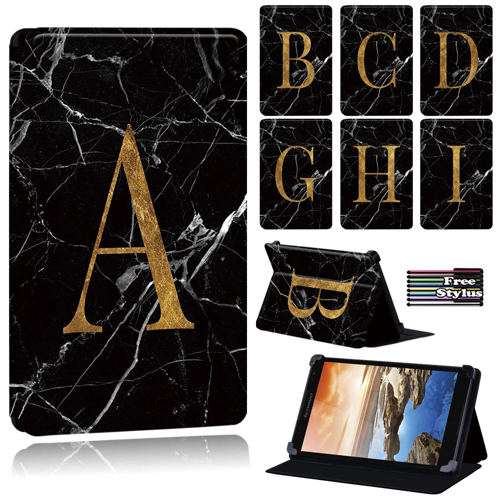 Custodia Per Tablet Con Lettere Adatta Per Lenovo Tab 8/A7- 30 A3300/A7- 50 A3500/Taba8-50 A5500/S8 - 50/Thinkpad Tablet 2/Yoga Book/Yoga Tab 4 Plus