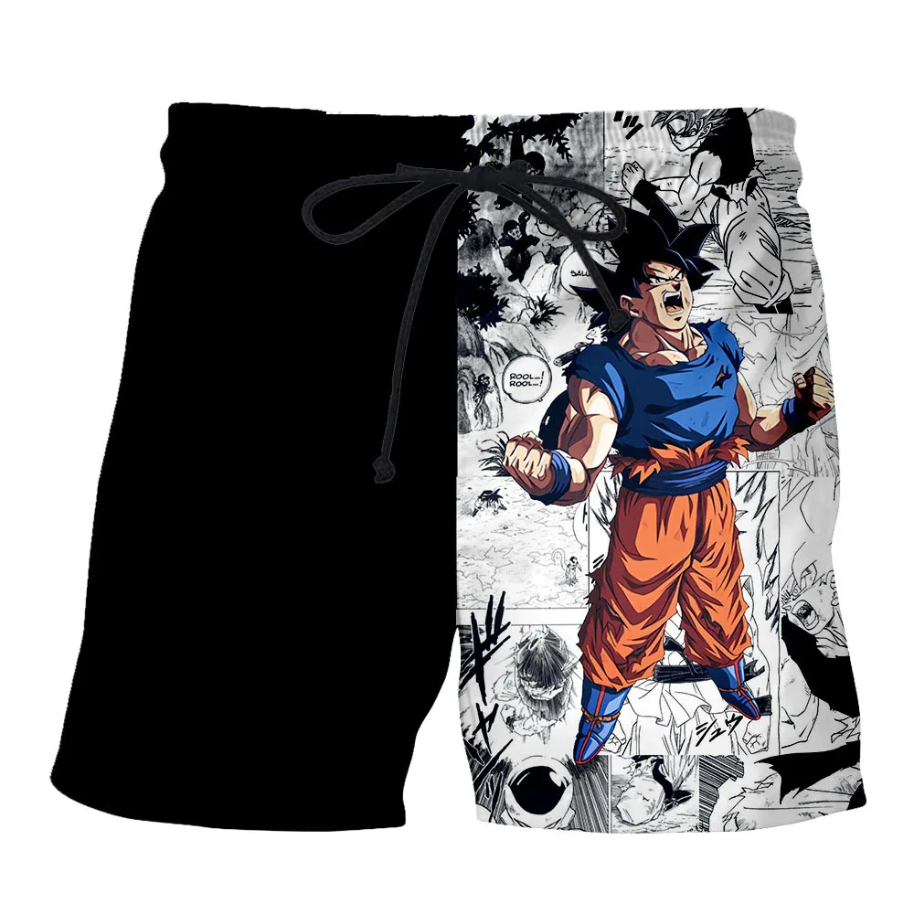 Watersports Surfing Shorts Men,Dragon Ball Z Print Mens Swim Surf Wear Board Shorts 2019 Summer Swimsuit Trunks Beach Shorts