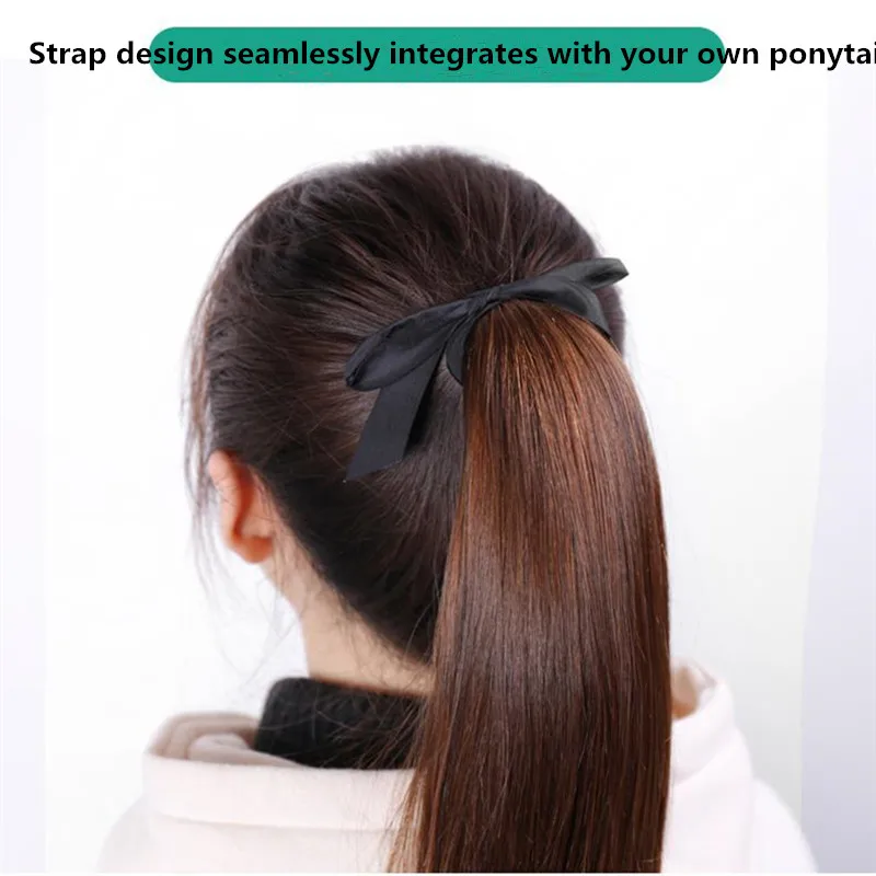 

Indian Ponytail Remy Human Hair Clip Ins Bandage Remy Hair Extensions Clip In Ponytails for Black Women Puttee Long Ponytail