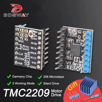

3DSWAY 3D Printer Parts TMC2209 Stepper Motor Drive TMC2208 A4988 LV8729 TMC2130 Stepstick 256 UART Driver 2.3A For Ender 3