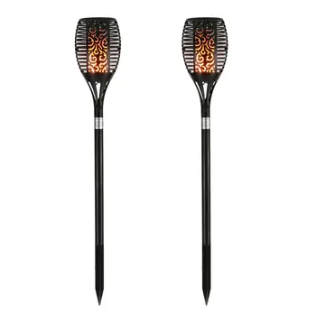 

2pc 96 LEDs Waterproof Flickering Flame Solar Torch Light Outdoor Courtyard Landscape Lawn Path Decor LED Solar Garden Light
