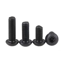 

[M3M4M5] Grade 12.9 black hexagon socket screw high strength cup head bolt screw alloy steel *60