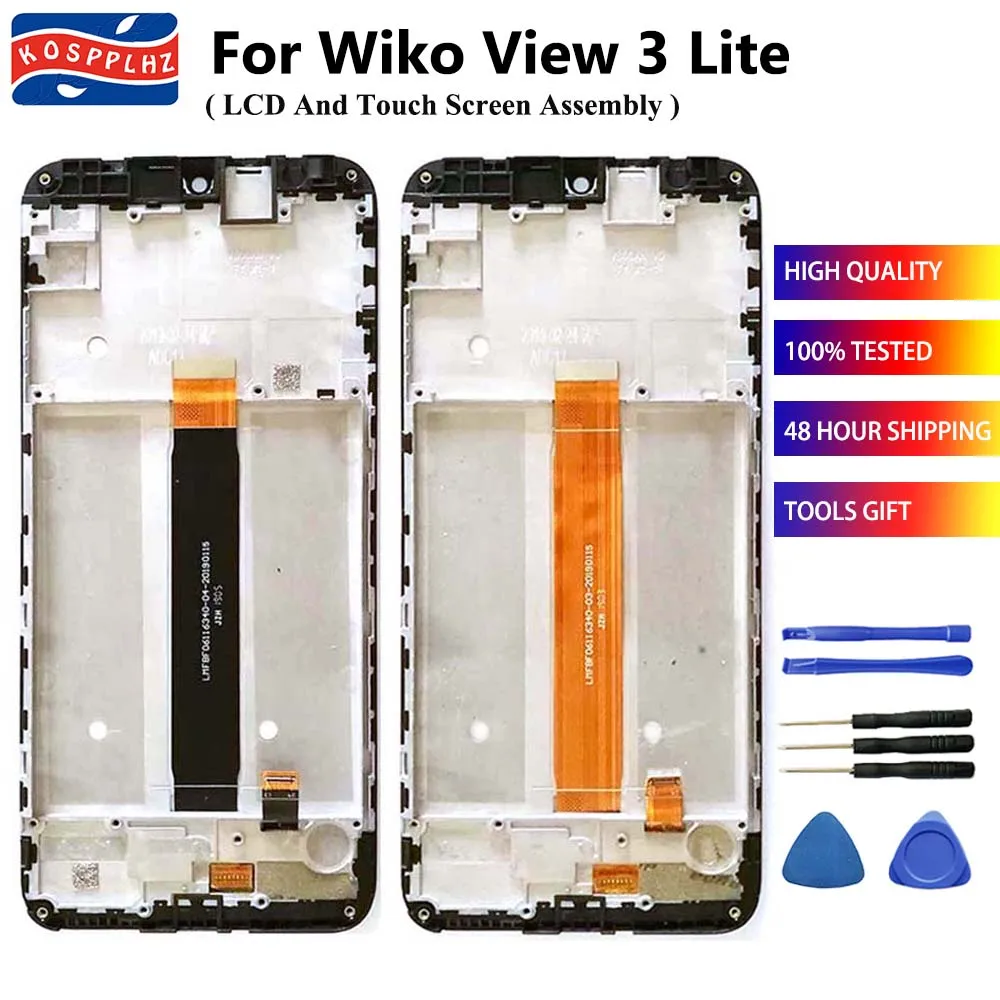 ЖК-дисплей и сенсорный экран для WIKO View 3 Lite сменный Оригинальный Новый Wiko View3 с