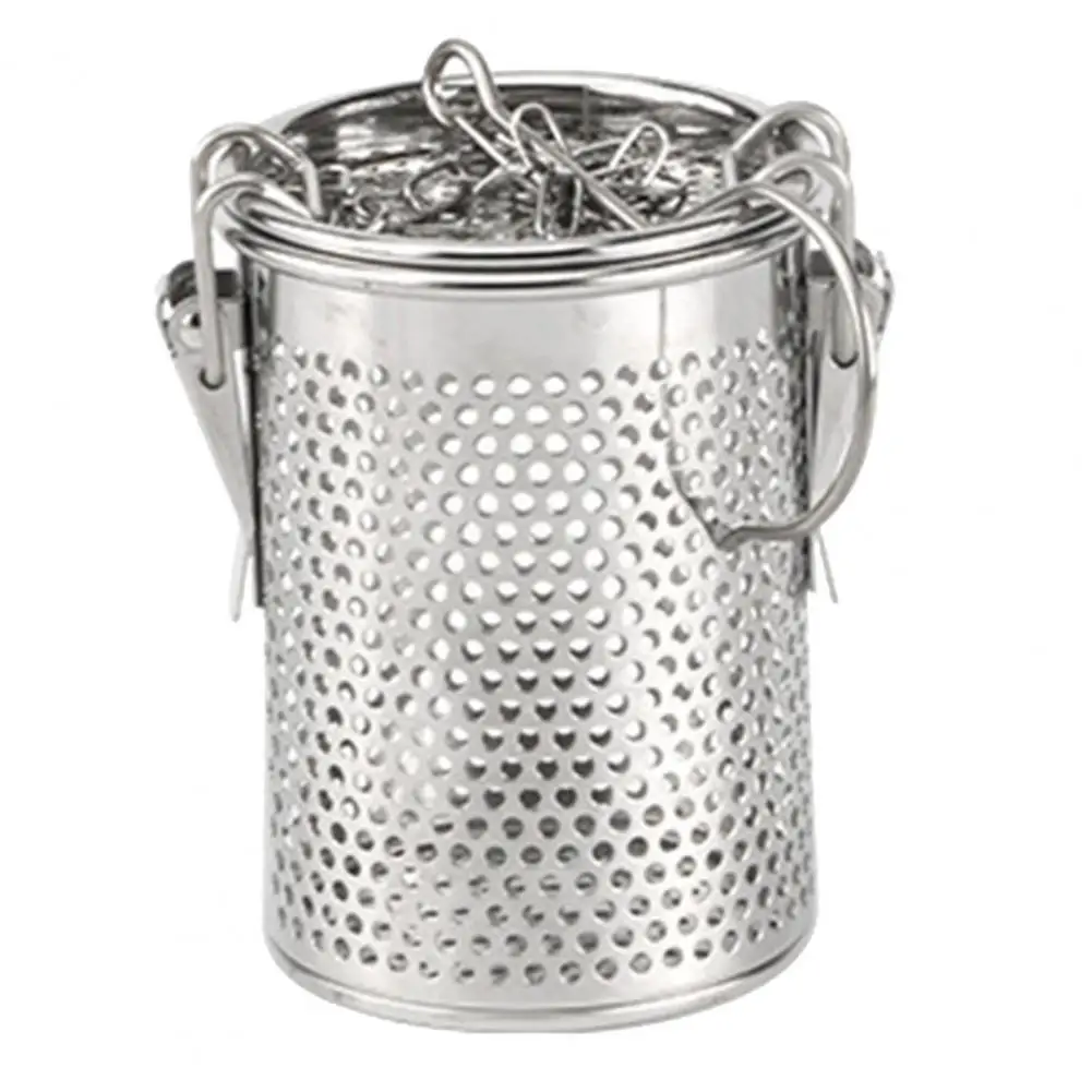 Seasoning Basket Chained Reusable Cylindrical for Tea Lovers