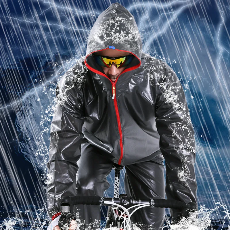 LIKE RAIN Водонепроницаемый плащ Для мужчин на открытом воздухе для верховой езды, против дождя костюм Для женщин Модный ветрозащитный дождевик плащ для мотоцикла RC01