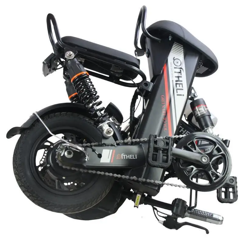 12 дюймов мини электрический скутер для взрослых два колеса 400W 25AH 100 км электровелосипеда Bosch белый/красный/черный Электрический городской велосипед складной Велосипедный спорт