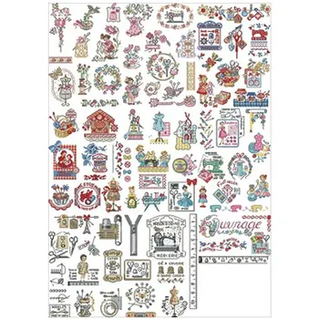 

Handmade story map patterns Counted Cross Stitch 11CT 14CT 18CT DIY Chinese Cross Stitch Kits Embroidery Needlework Sets