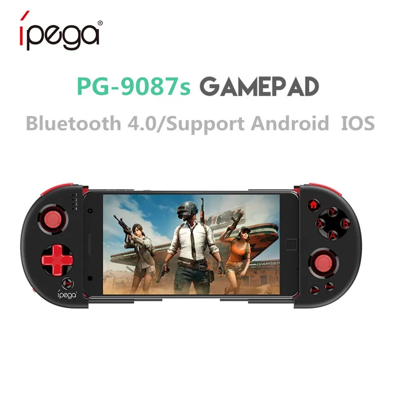 Ipega 9087S Игровой коврик dzhostic Bluetooth геймпад контроллер Pugb мобильный триггер джойстик для iPhone Android сотовый ПК беспроводной