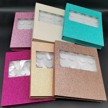 

Lash Book Personalised Eyelash Boxes 10pcs lashes Lash Box Packaging Lash Catalog Wholesale Price