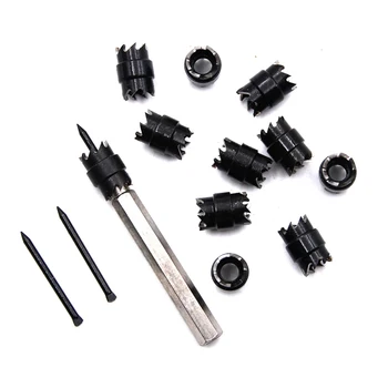 

13 - Piece Sharp Teeth Sleeve for Removing Welding Spot Drill Tool