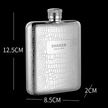 

Portable Stainless Steel Hip Flask Personalized Engraving Pocket Portable Alcohol Bottle Petacas Licor Whisky Bottle JJ60JH