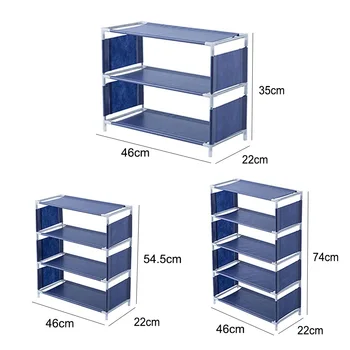 

Simple shoe rack assembly simple removable indoor multi-layer small sturdy dormitory mini