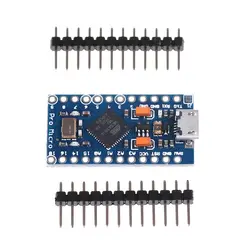 Новый Pro Micro ATmega32U4 5V 16 МГц заменить ATmega328 для Arduino Pro Mini с 2 Row штыревые для Leonardo Mini Usb Интерфейс