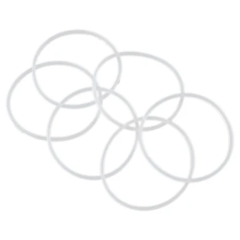 

New Replacement Gaskets Rubber Seal Ring for Magic Blender Flat/Cross 6 Pack