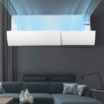 

Adjustable Foldable Air Conditioner Deflector Confinement Air Deflector Outlet Air Wing Air Cooled Anti Blast Baffle M2EE