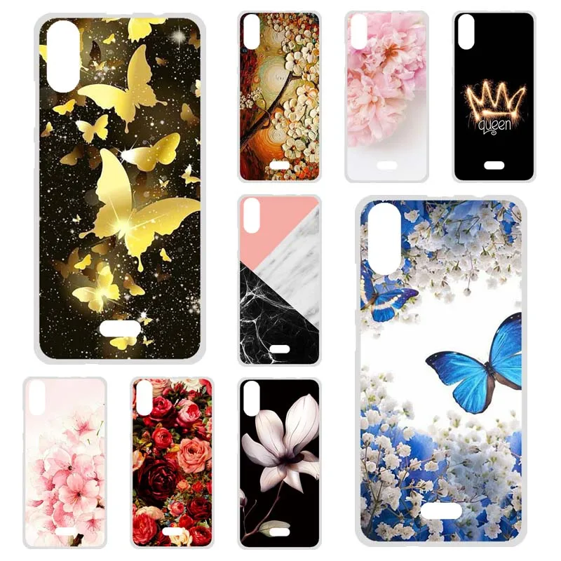 

Phone Case For Wiko Sunny 4 Plus Case Silicon Floral DIY Painted Soft TPU Protective Bumper For Wiko Sunny4 Plus 5.45 inch Cover
