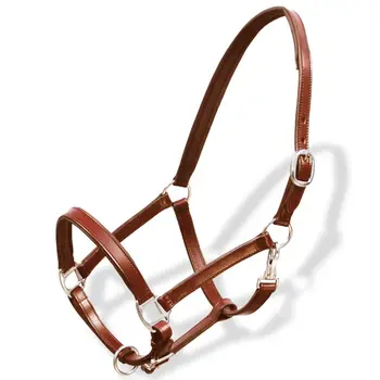 

Adjustable Leather Horse Riding Headstall Equipment Durable Horse Halter Horse Bridle Equestrian Cheval Accessories