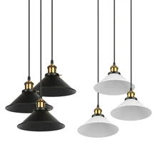 

1set/3pcs Loft Vintage Pendant Lights LED Retro Chandelier Lighting E27 Ceiling Down Light Restaurant Living Room Home Decor