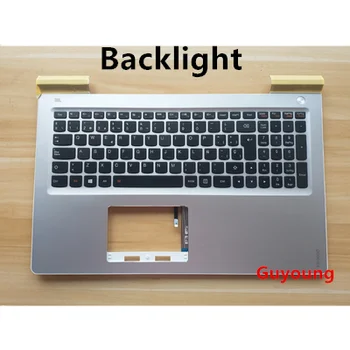 

Brand new original FOR Lenovo ideapad Xiaoxin 700 700-15isk keyboard with C case backlight keyboard cover silver UK