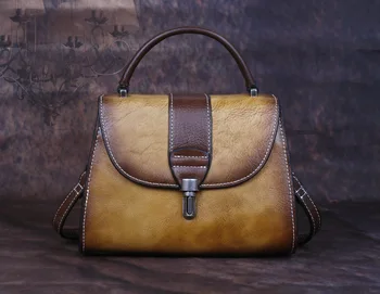 

2019 new women's bags Luxury design Genuine Leather Lady bags Color handbag fashion high quality Shoulder Messenger Bag