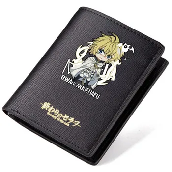 

New Seraph of the End Yuichiro Hyakuya Printing Unisex Anime Long Wallet Men Short Purse ID Card Holder Cartoon Money Bag