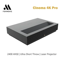 Formovie Fengmi Кино 4K Профессиональный проектор Fengmi 2400 люмен лазерный проектор для домашнего Театр 64GB Ultra Short Throw проекции ТВ