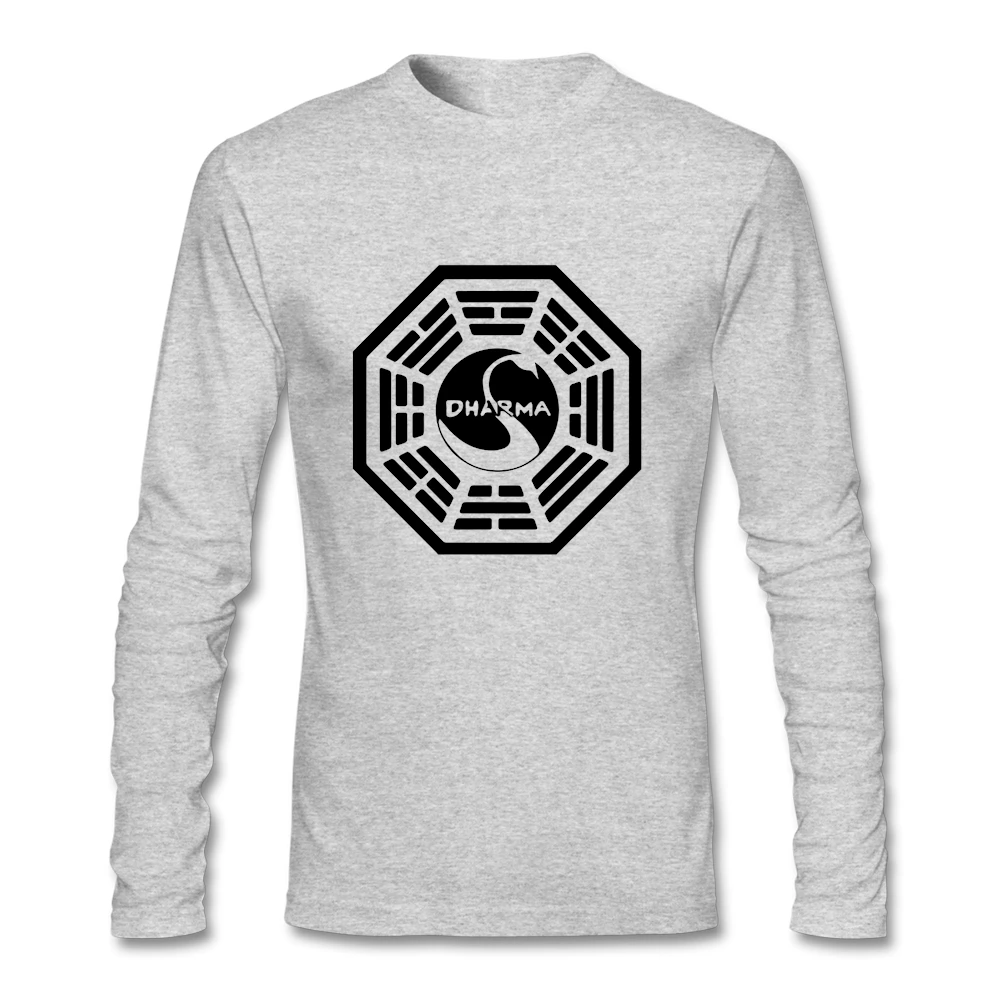 Дхарма инициатива потерял сериал Футболка мужская брендовая футболка Camiseta для