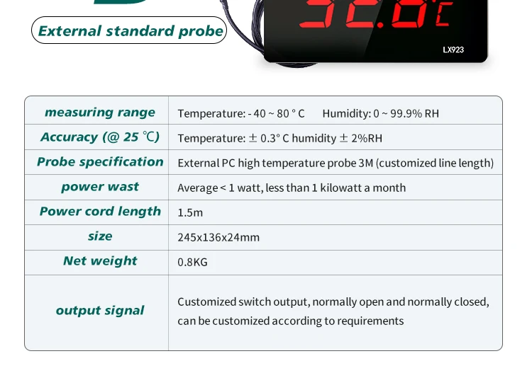 Sensor de temperatura da água hidrômetro e