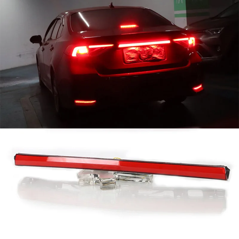 Car Rear Bumper Trunk Spot LED Fog Lamp Brake Light Dynamic Blinker Reflector for Toyota Corolla 2020 |