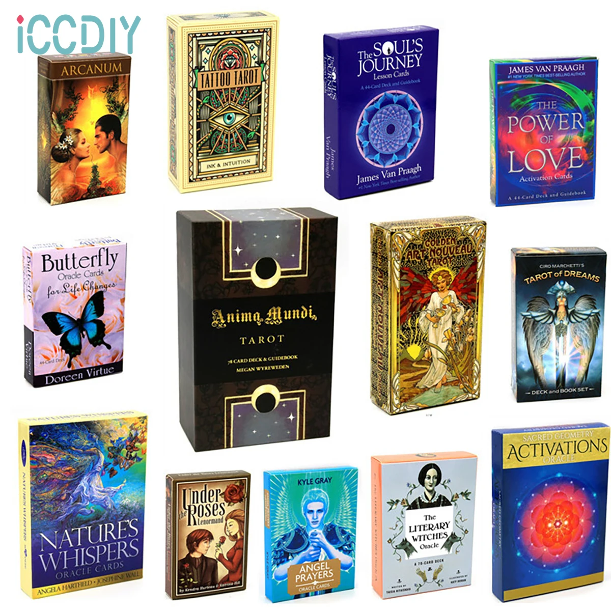 La nueva serie de cartas de Tarot Kipper tarjetas de Oracle fascinado amor adivinación destino Oracle cartas juego de mesa tarjeta de juego