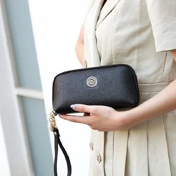 

ZOOLER Luxury wallets woman 2020 designer genuine leather bag for women Genuine cow leather coin purse mini small wallet-QH201