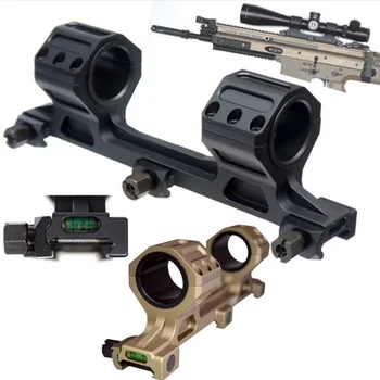 

Tactical Gun AR15 Rifle Scope Mount 25.4mm 30mm Bubble Level Softair Airsoft 20mm Weaver Picatinny Rail Hunting Accessories