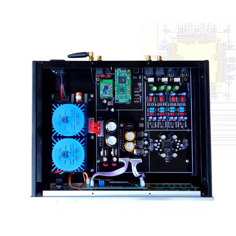 AK4499 полностью сбалансированный декодер DAC DSD Bluetooth Amp 5,0 APTX LDAC коаксиальный волоконный вход с usb картой