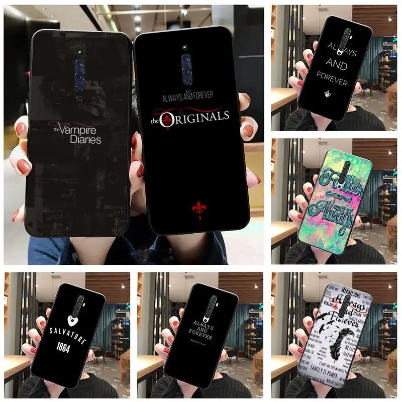 Вампира Дневники всегда и навсегда чехол для телефона Oppo A5 A9 2020 Reno2 z Renoace 3pro A73S A71 F11