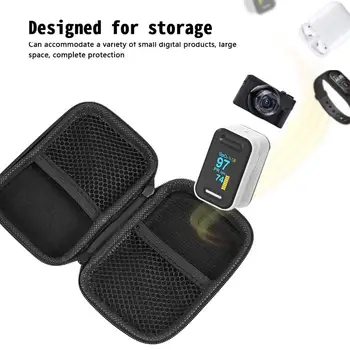 

Finger Pulse Oximeter Storage Bag Oximeter Storage Case Portable Carrying Bag Fingertip Pulse Oximeter Pouch Protective Cover