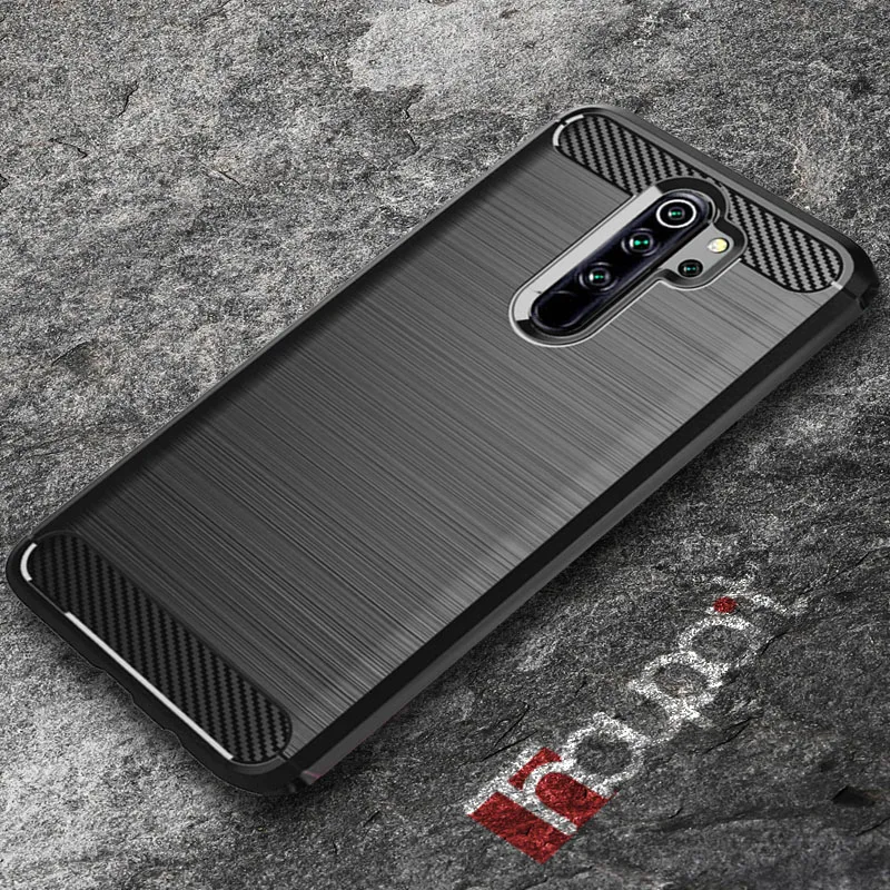 News Case For Xiaomi Redmi Note 8T Silicon Shockproof Carbon Fiber Soft TPU Cover 8 Pro | Мобильные телефоны и аксессуары
