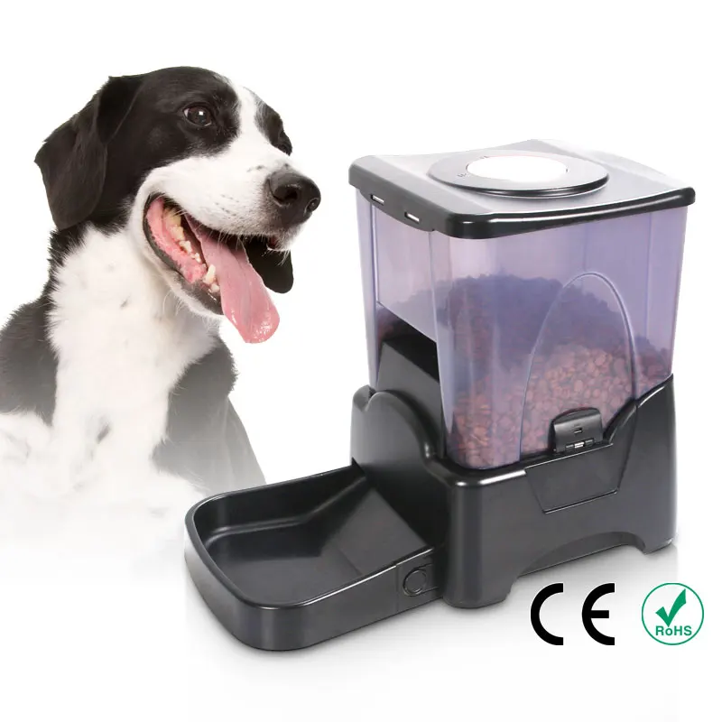

PF-10A High Capacity Portion Control Automatic Pet Feeder Food Dispenser Black 66CY