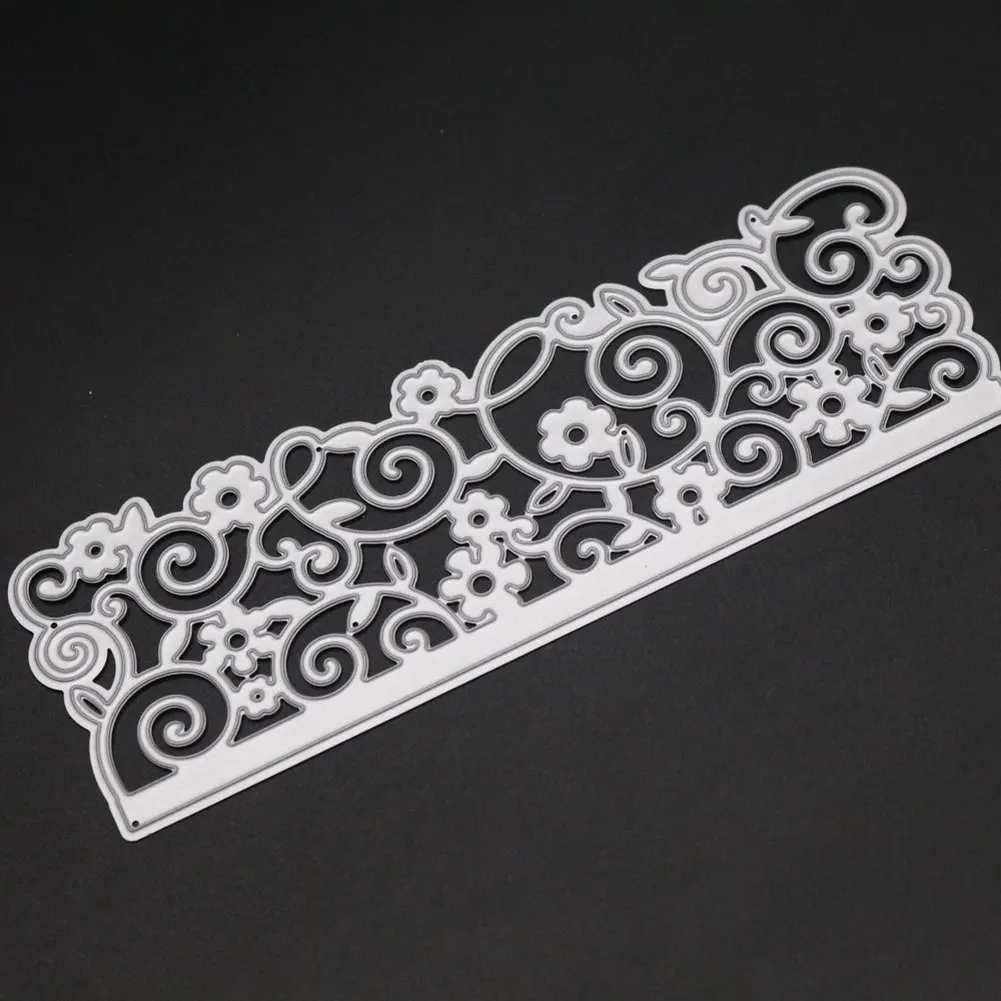  Invitation Lace Cutting Dies Irregular Frame Metal Stencils DIY Scrapbooking Photo Album Decorative - 4000534824107