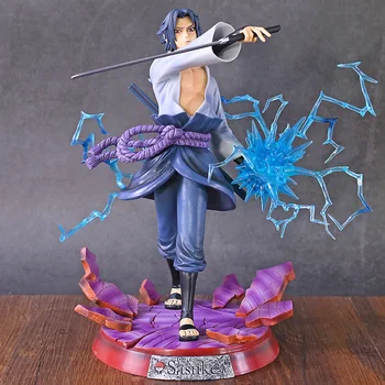 

Naruto Shippuden Uchiha Sasuke Raiton Chidori Ver. GK Statue PVC Figure Model Toy
