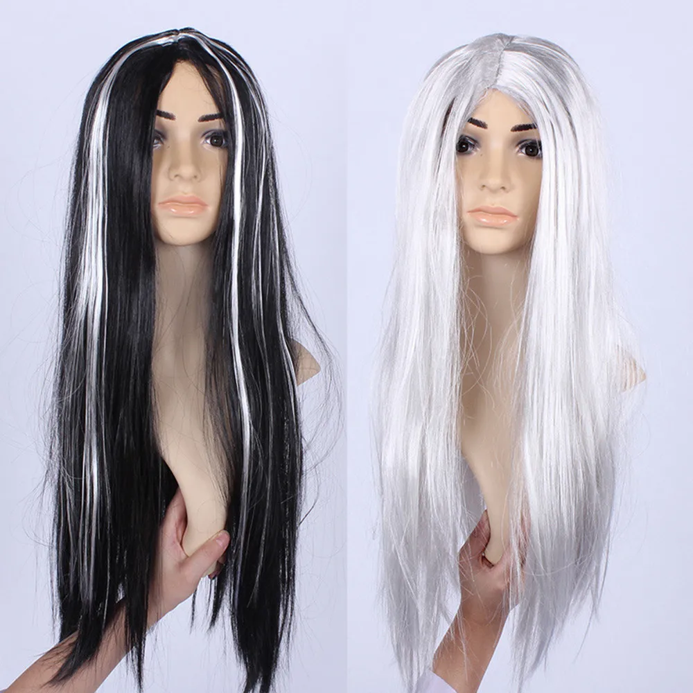 

Halloween Masquerade Wig Makeup Props Tricky People Wig Ghost Festival Hair Female Ghost Long Hair Toy Wig