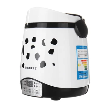 

1.5L Rice Coer Timing Mini Food Warmer Multifunctional Co Rice Gruel&Soup Stain Steel Liner Home Travel Student 220V 250W