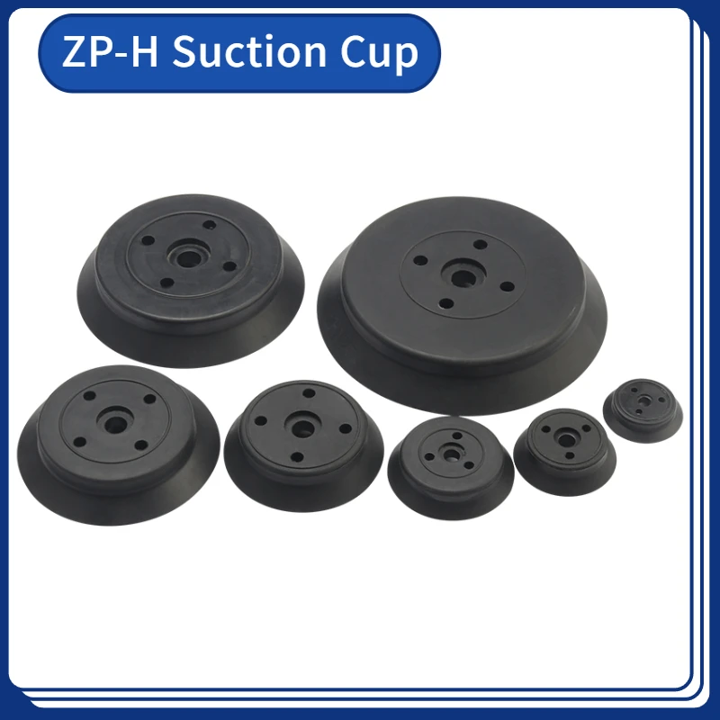 

Manipulator Vacuum Sucker Chuck Single Layer ZPT-H40/50/63/80/100/125 Suction Cup Industrial Heavy Duty Pneumatic Black White