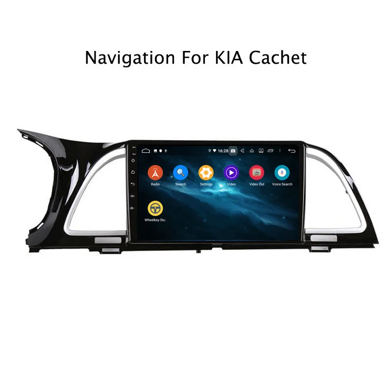 Excellent 9" Android Octa Core 4G RAM 32G ROM Car Radio Multimedia Player Navigation GPS For Kia Cachet K4 2017 5
